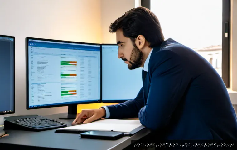 Home 11 소셜 엔지니어링 방어 효과성을 위한 모니터링 - Photorealistic Italian cybersecurity analyst in a modern Milan office, monitoring a large clean dash...
